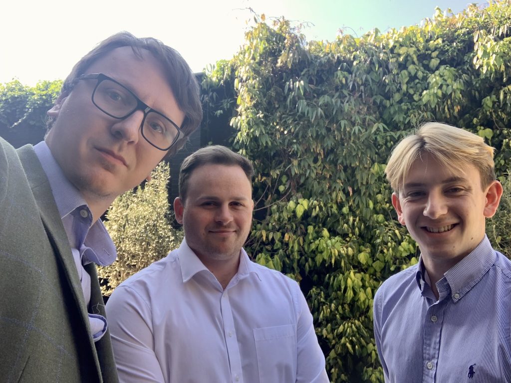 Mat Travnicek, Jamie Hall, and Ben Adams